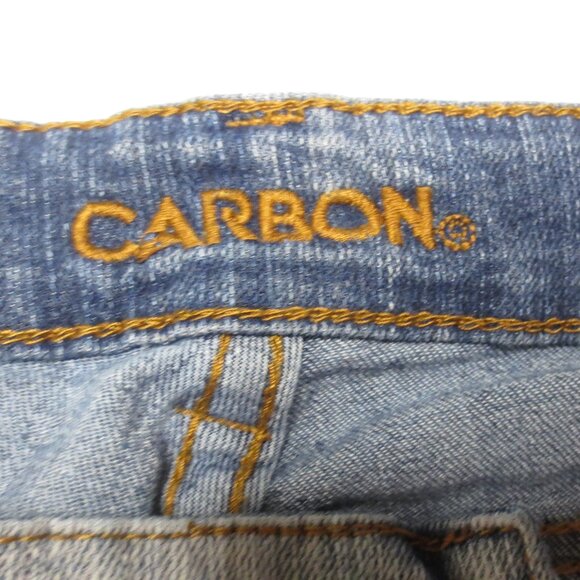 CARBON mens JEANS blue PANTS skinny FLEX zipper SIZE 29X29 - Picture 11 of 15